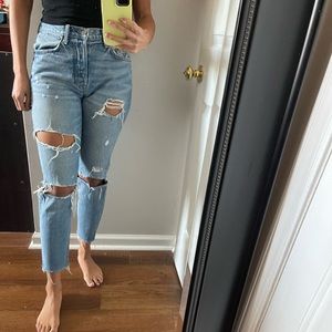 GRLFRND Distressed ‘Girlfriend’ Cut Denim
